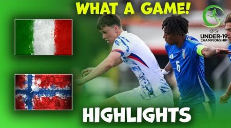 Italy v Norway | U19 Euro Championship | Highlights 15-07-2024