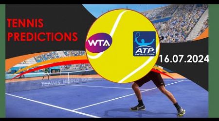 Tennis Predictions Today|ATP Hamburg|ATP Gstaad|ATP Bastad|ATP Newport|WTA Palermo|WTA Budapest