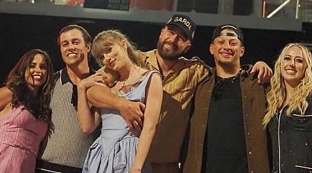 Travis Kelce wears Garda Public Order Unit cap while partying with Taylor Swift and NFL teammates
