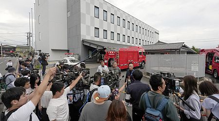 5 taken to hospital after alleged arson at central Japan city hall