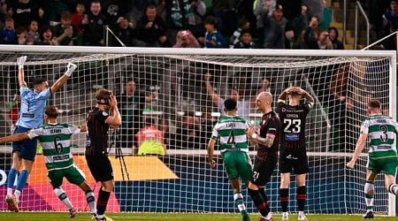 Johnny Kenny on the double as missed stoppage time penalty saves Shamrock Rovers