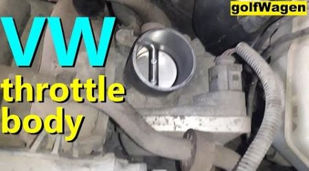 VW Polo throttle body removal cleaning