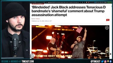 Jack Black CANCELS Tour After Bandmate Calls For Trump&#39;s Assassination, Trump SURGES | TimcastNews