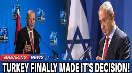 Brave move from Turkey! Netanyahu didn&#39;t expect this from Erdogan! Biggest Surprise of Day!