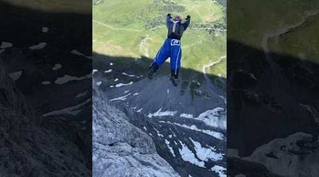 jumping the famous Eiger North Face #mountains #eiger #adrenaline #nature #switzerland #flying #sun
