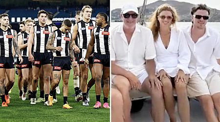 Collingwood called out over 'bad look' around football manager Graham Wright's holiday snaps