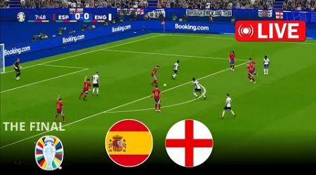 Spain vs England (2-1) | THE FINAL | UEFA Euro Cup 2024 | eFootball Pes 21 Gameplay