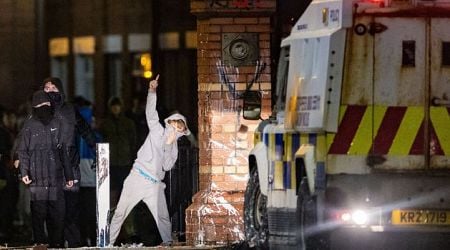 Police pelted with petrol bombs during second night of violence in south Belfast