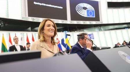 Roberta Metsola foi reeleita Presidente do Parlamento Europeu