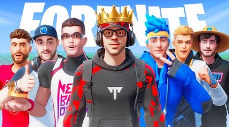 Winning With EVERY YouTuber Fortnite Icon Skin!