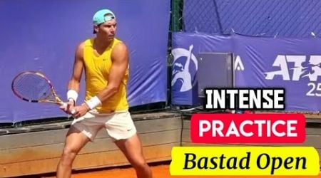 Rafael Nadal Intense Practice Session before Bastad Open 2024
