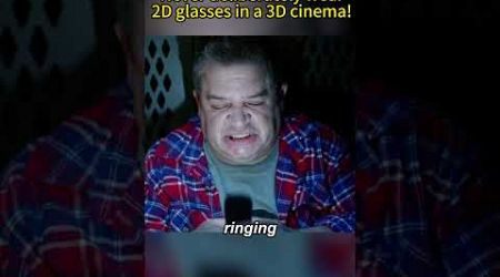 Never deliberately wear 2D glasses in a 3D cinema! #movie #film #shortvideo #suspense #shorts