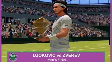 (PS4) Novak Djokovic vs. Alexander Zverev | M-Final | Wimbledon 2024