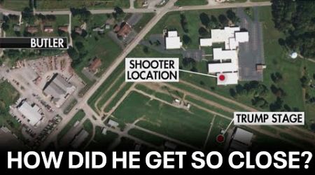Trump rally shooting: Map shows where shooter was stationed
