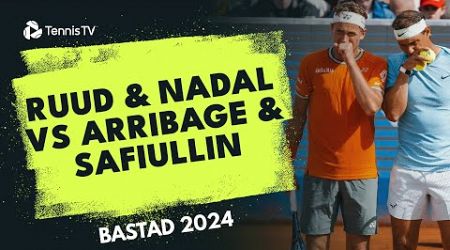 Ruud &amp; Nadal Take On Arribage &amp; Safiullin | Bastad 2024 Highlights