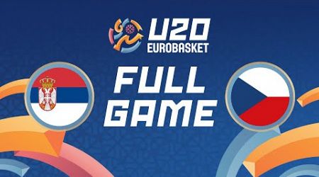 Round of 16 | Serbia v Czechia | Full Basketball Game | FIBA U20 EuroBasket 2024