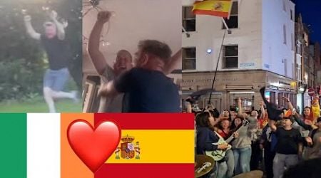 Best of Irish fans reacting to England losing the Euro 2024 final