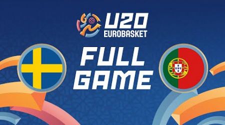 Class. Game 11-12 | Sweden v Portugal | Full Basketball Game | FIBA U20 Women&#39;s EuroBasket 2024