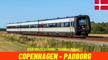 Cab Ride Copenhagen - Padborg (DSB, Denmark) train driver&#39;s view 4K