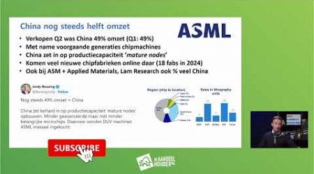 Aandelen ASML 10% lager: dit is waarom (blik op cijfers + China restricties)