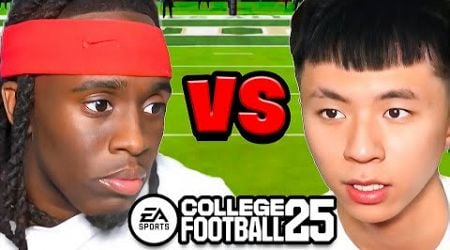 Kai Cenat &amp; Ray Wager For $20,000 In College Football 25!