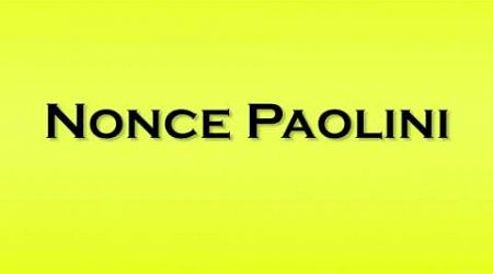 Pronunciation of Nonce Paolini