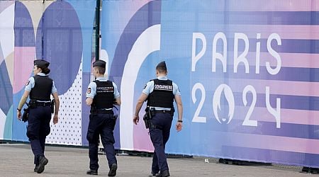 French police lock down central Paris as athletes arrive at Olympic Village