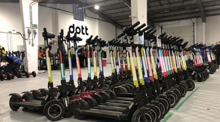 Woman injured after electric scooter falls apart mid-ride