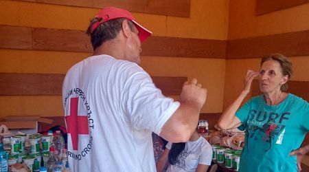 Bulgarian Red Cross provides support to the people in fire-hit areas