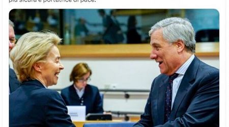 Tajani congratulates von der Leyen