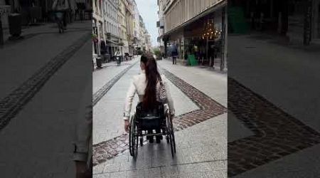 Rolling around in Luxembourg #lifeonwheels #accessibility