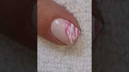 Pink Marble Nail Art | Beautiful Nails At Home | #naildesign