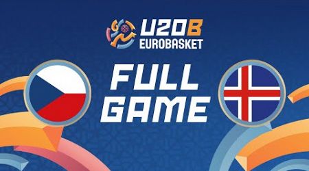 3RD PLACE GAME | Czechia v Iceland | Full Basketball Game | FIBA U20 Women&#39;s EuroBasket 2024 Div. B