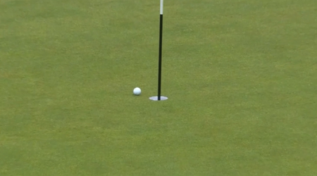 Darren Clarke agonisingly close to Open hole-in-one on famous Postage Stamp hole