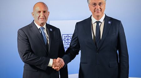 Bulgarian President Radev Confers with Croatian Counterpart Plenkovic