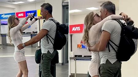 Mauricio Umansky Kisses Mystery Woman at Airport Year After Kyle Richards Split