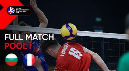 Full Match | Bulgaria vs. France - CEV U18 Volleyball European Championship 2024 | Men