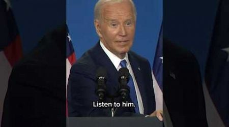 Biden claps back at Trump&#39;s attack after &#39;Vice President Trump&#39; flub
