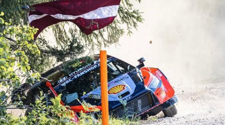 WRC TET Rally Latvia 2024 | Neuville Crash &amp; Flat Out | Shakedown Highlights