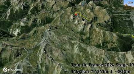 Tour de France 2024 Stage 19 - Men : Embrun to Isola 2000 (July 19, 2024)