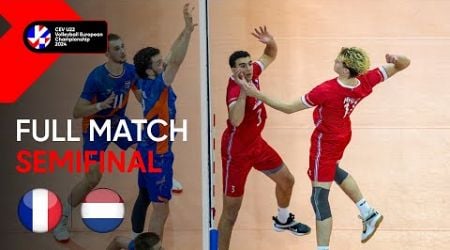 Full Match | France vs. The Netherlands - CEV U22 Volleyball European Championship 2024 | Men SF