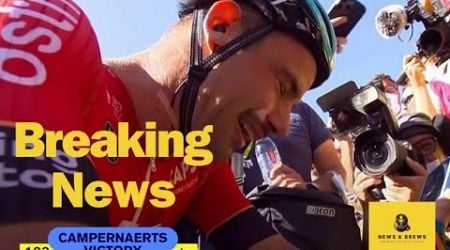 Tour De France: Campenaerts wins stage 18 as Pogacar maintains lead #tourdefrance #cycling