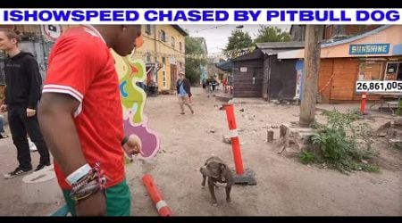 IshowSpeed Chased By Pitbull Dog In Denmark