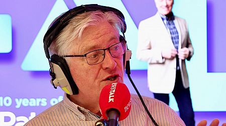 Pat Kenny keeps his cool as spluttering reporter is doused in pepper spray