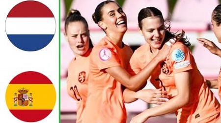 Netherlands vs Spain | Highlights | U19 Women&#39;s European Championship 18-07-2024
