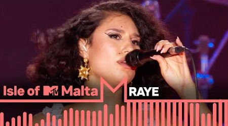 RAYE Performs &quot;Escapism.&quot; At Isle of MTV 2024 in Malta | #IsleofMTV