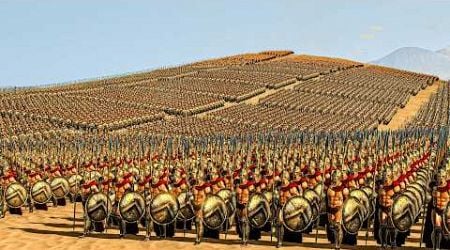12000 Spartans vs 36000 Africans (Land Battle &amp; Siege)- Total War ROME 2 Conquest of African Nations