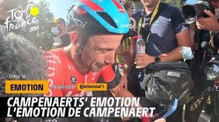 Winner&#39;s emotion - Stage 18 - Tour de France 2024