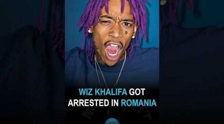 Wiz Khalifa arrested in Romania on drug possession charge after smoking cannabis onstage