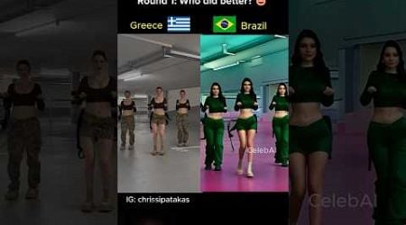 Greece and Brazil AI dance competition who is the better#shortvideo#youtubeshorts#trendingshorts